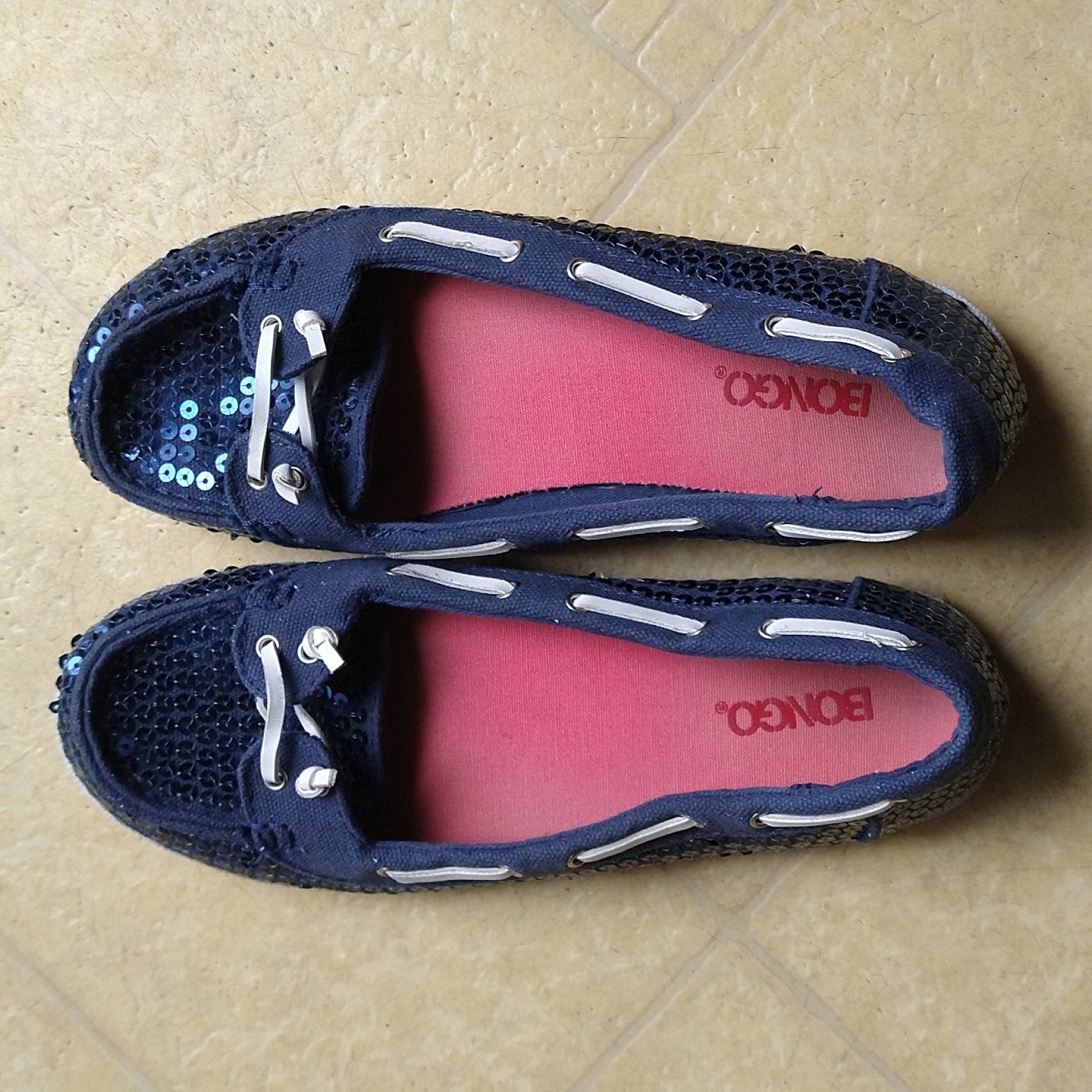 Bongo Sequin Slip-Ons